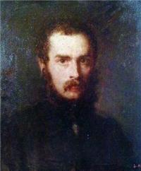 Portrait of Leon Auguste Adolphe Belly: Self-portrait